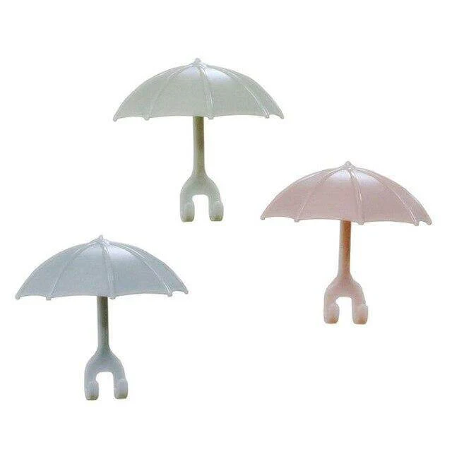 3pcs Set Cute Umbrella Toothbrush Hook - Image 8