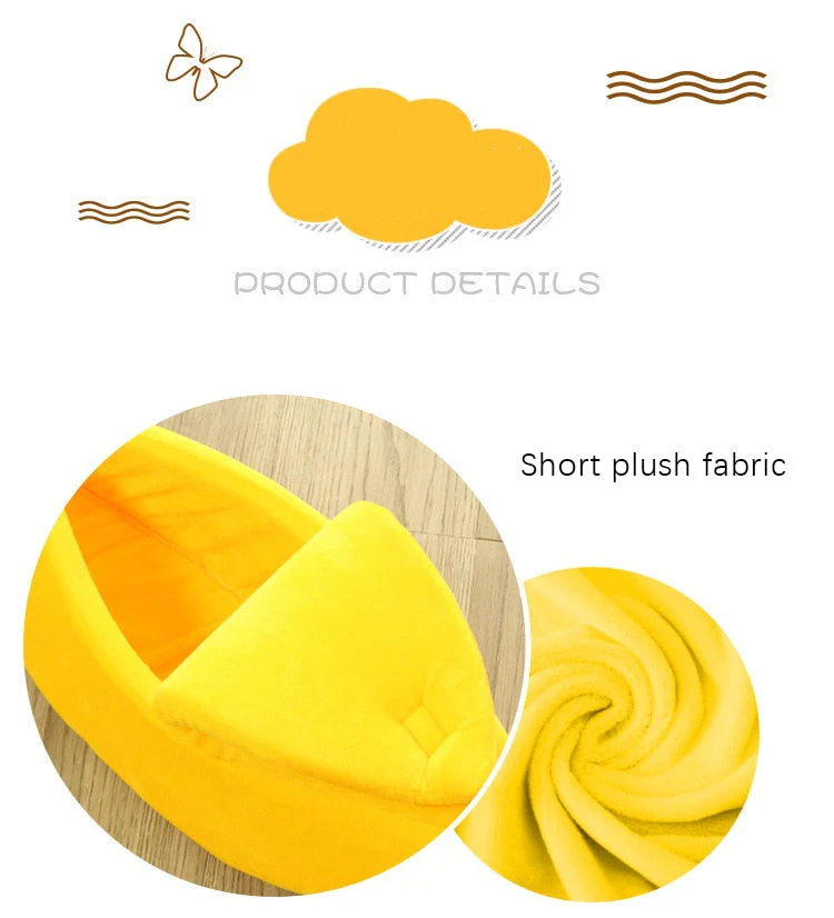 4 Colors Cute Banana Peel Cat House - Image 8