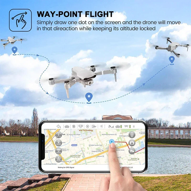4K Sky View Dual Camera Auto Return Drone - Image 4