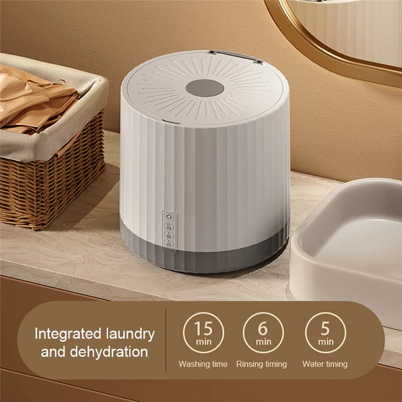 4L Mini Portable Rotating Turbine Washing Machine - Image 6