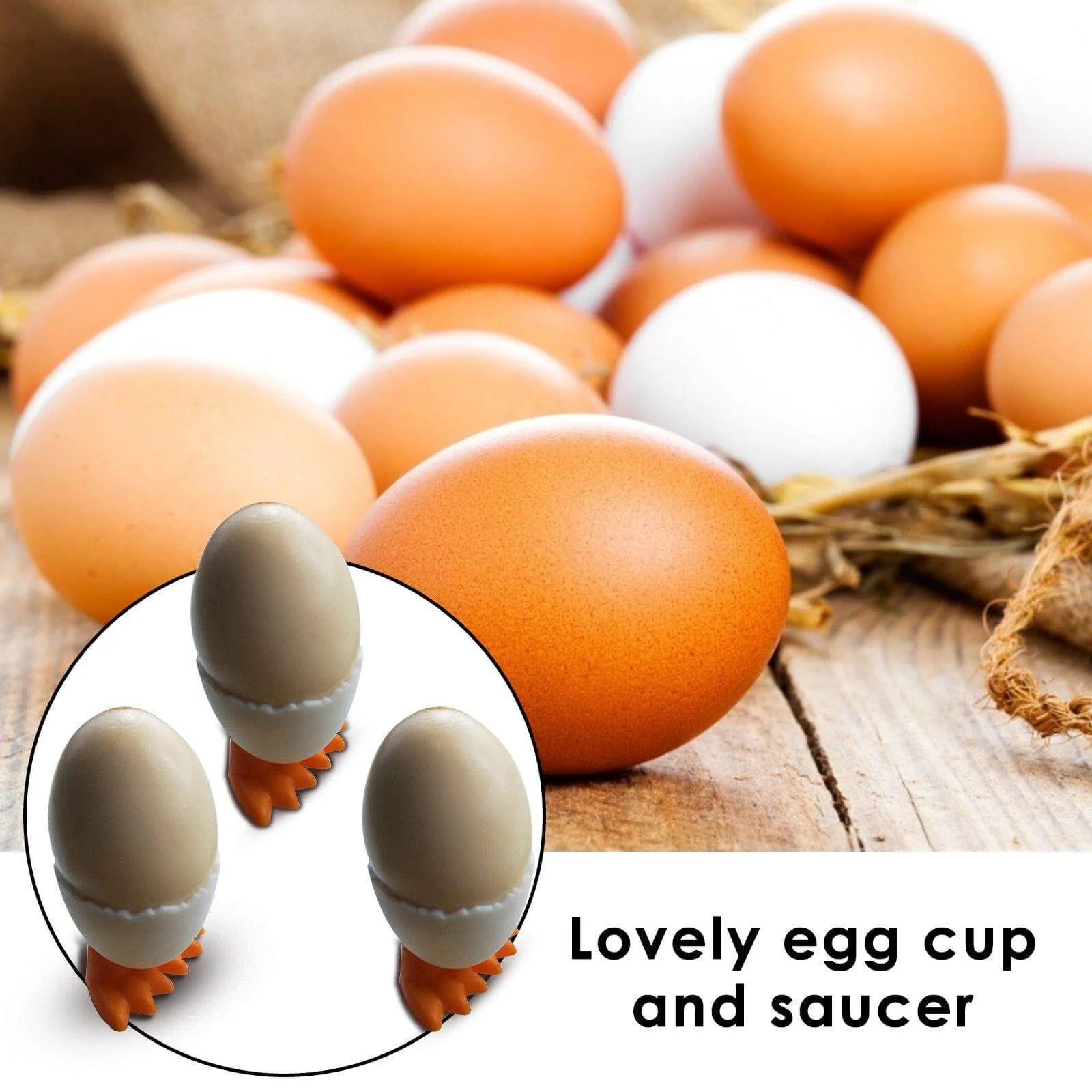 4Pcs Creative Chicken Egg Holder - Image 6