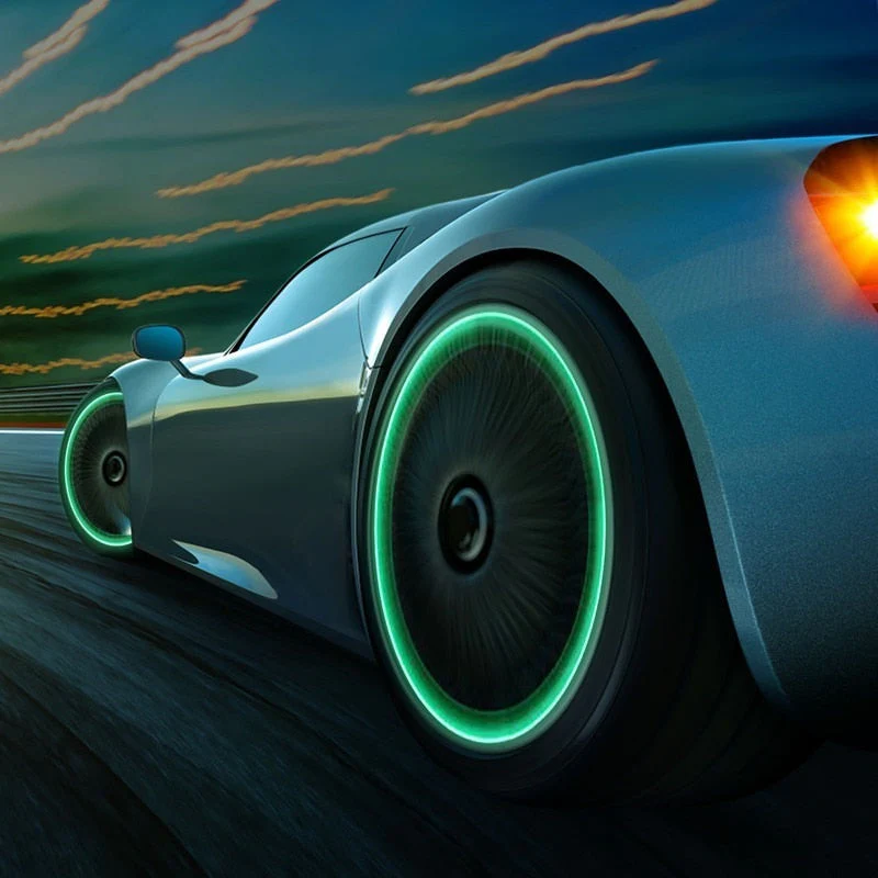 4PCS Luminous Car Valve Caps - Image 2