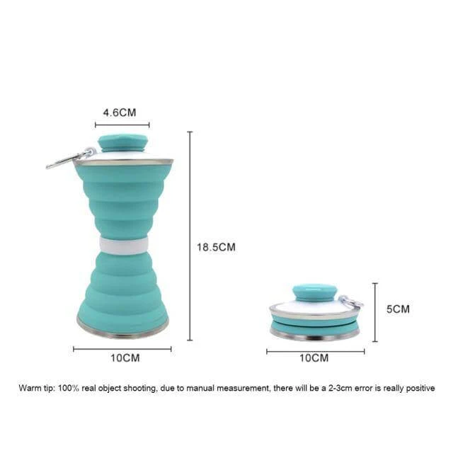 500mL Foldable Soft Silicone Bottle - Image 14