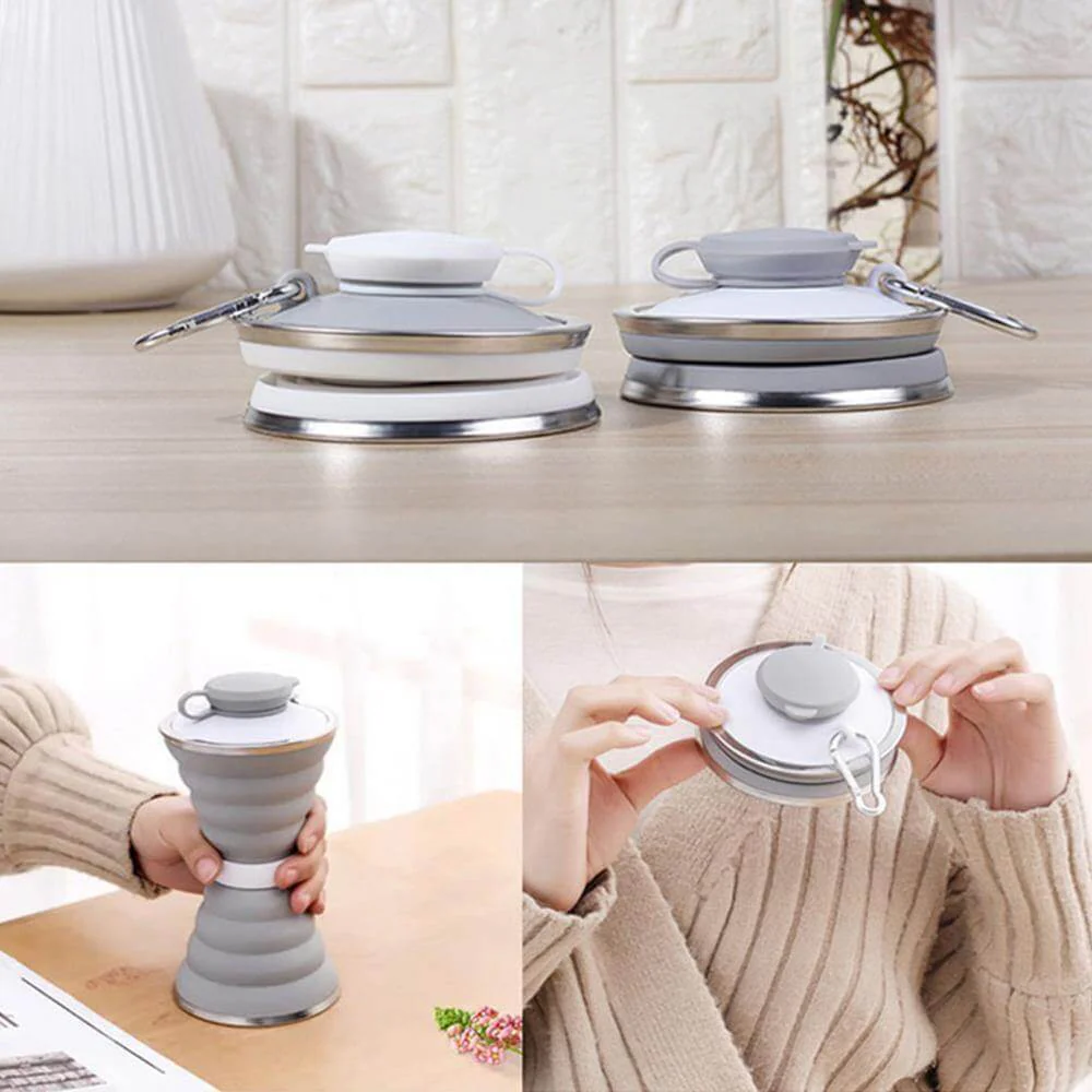 500mL Foldable Soft Silicone Bottle - Image 2