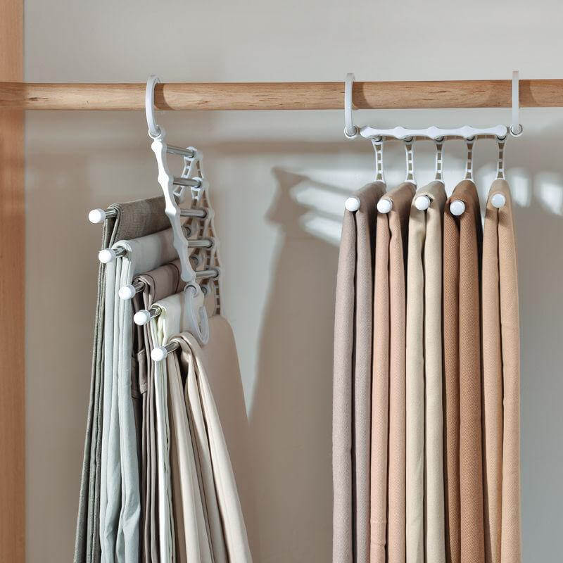 5in1 Adjustable Closet Organizer Trouser Hanger - Image 9