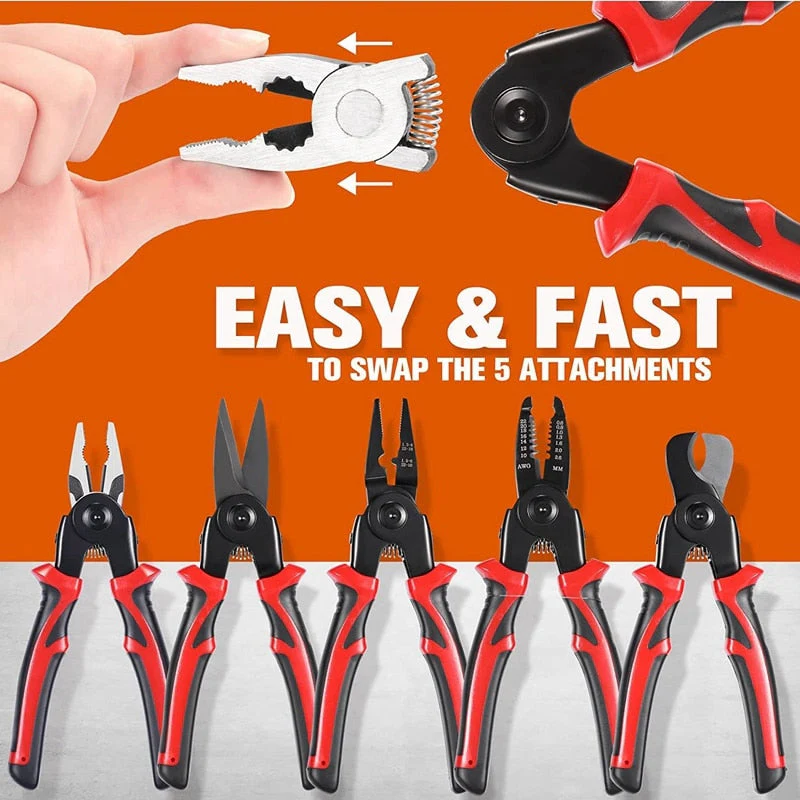 5in1 All Purpose Versatile Heavy Duty Tool Kit - Image 3
