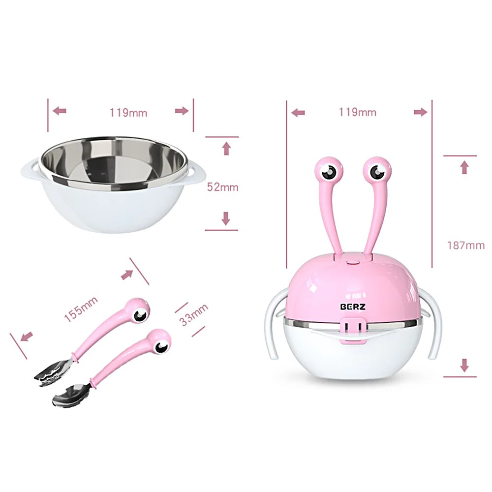5in1 Deer Baby Tableware Set - Image 7