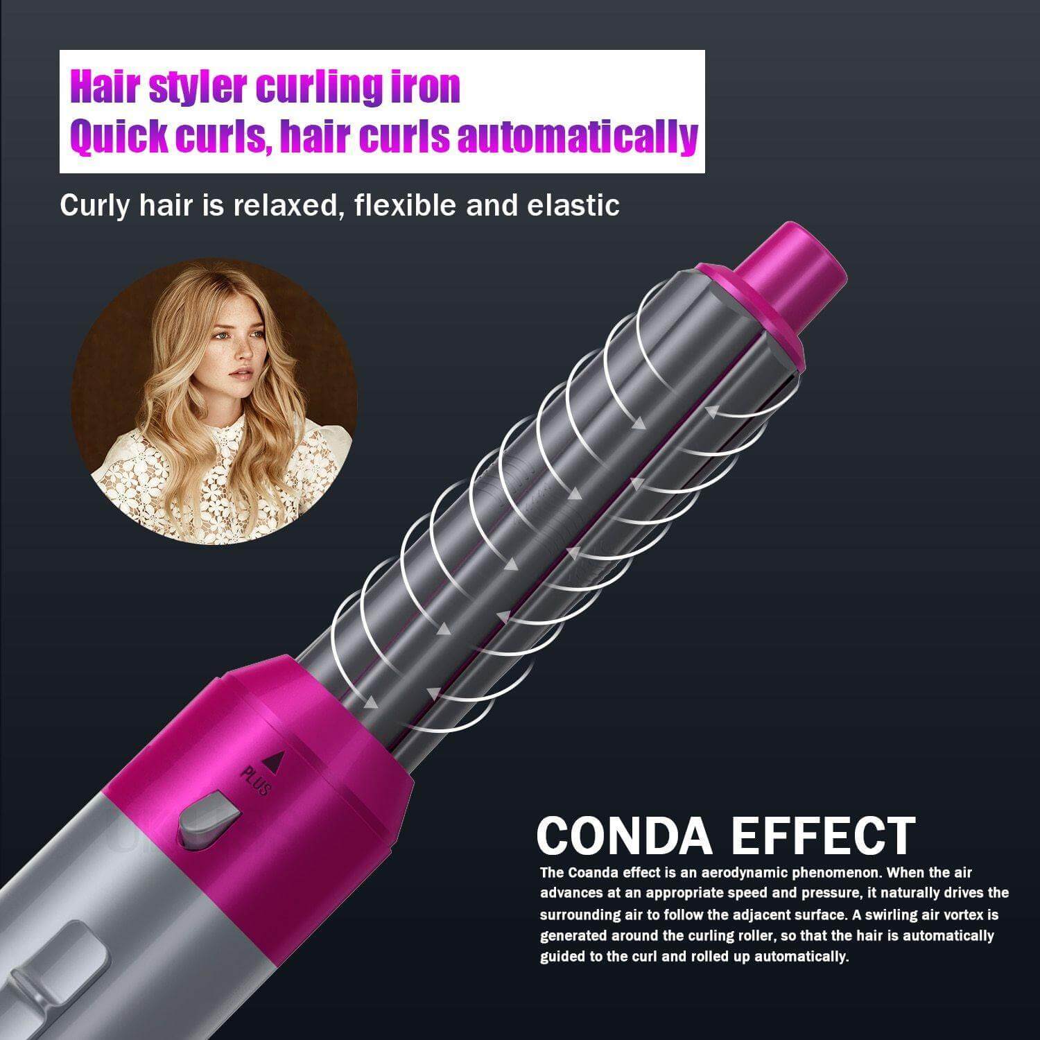 5in1 Negative Ion Hair Straightener Curler - Image 6