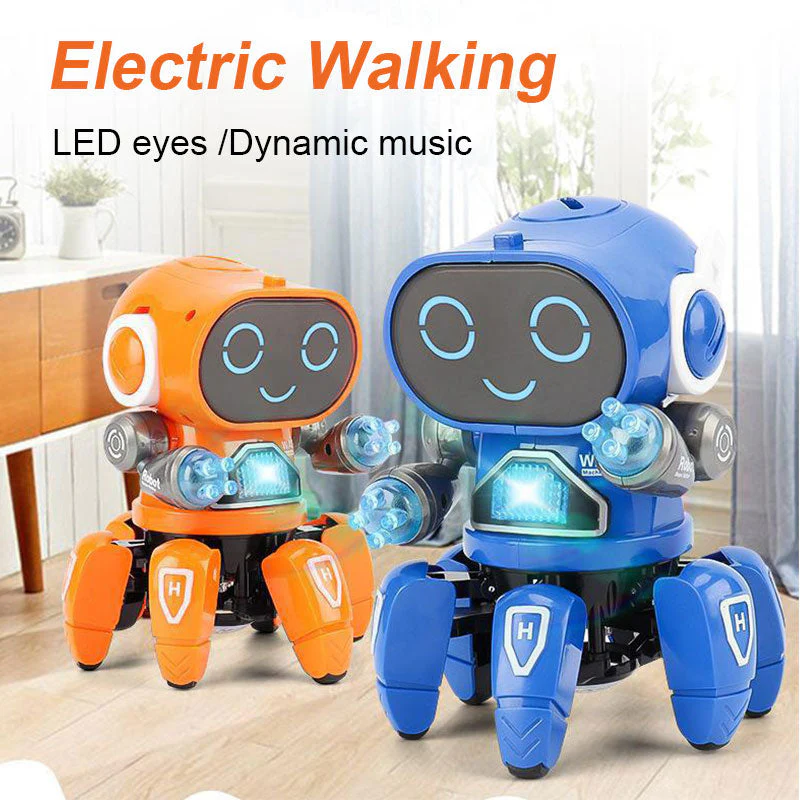 6-Claw Voice-Activated Futuristic Fun Robot - Image 2