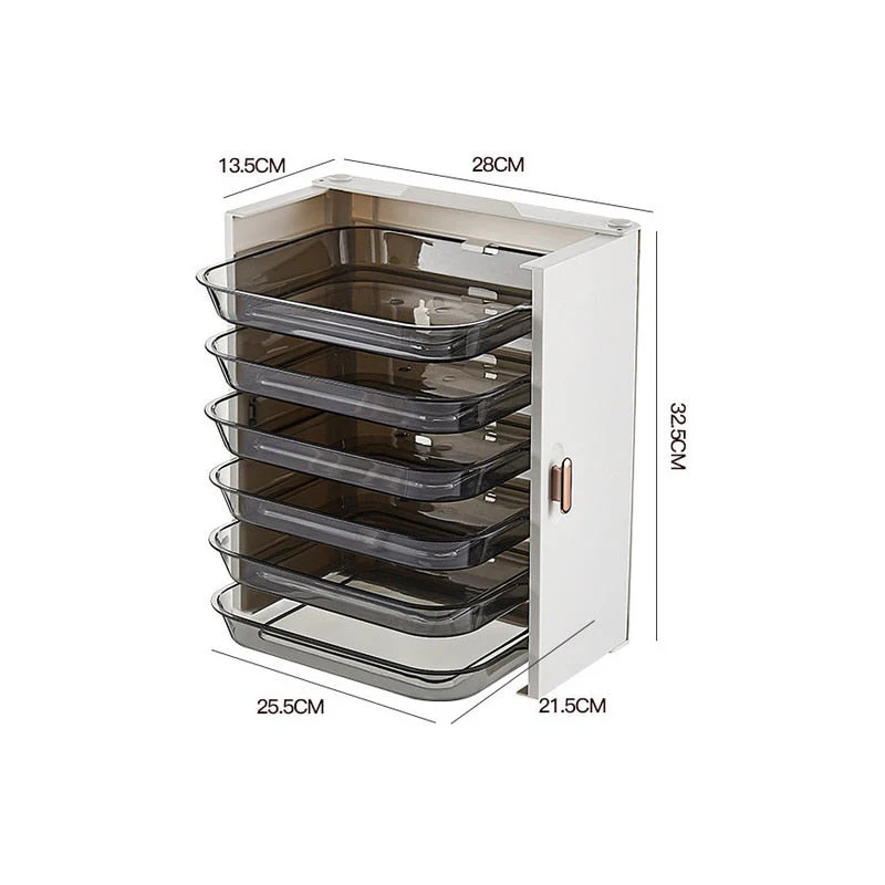 6-Layer Kitchen Food Plate Organizer - Image 9