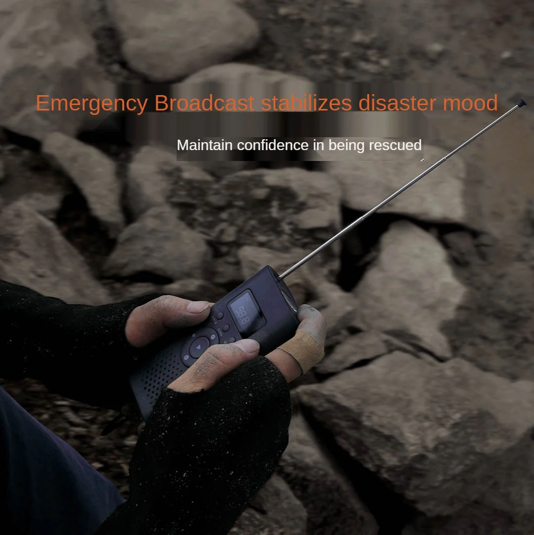 6in1 Radio Flashlight Laser Light Power Bank - Image 3