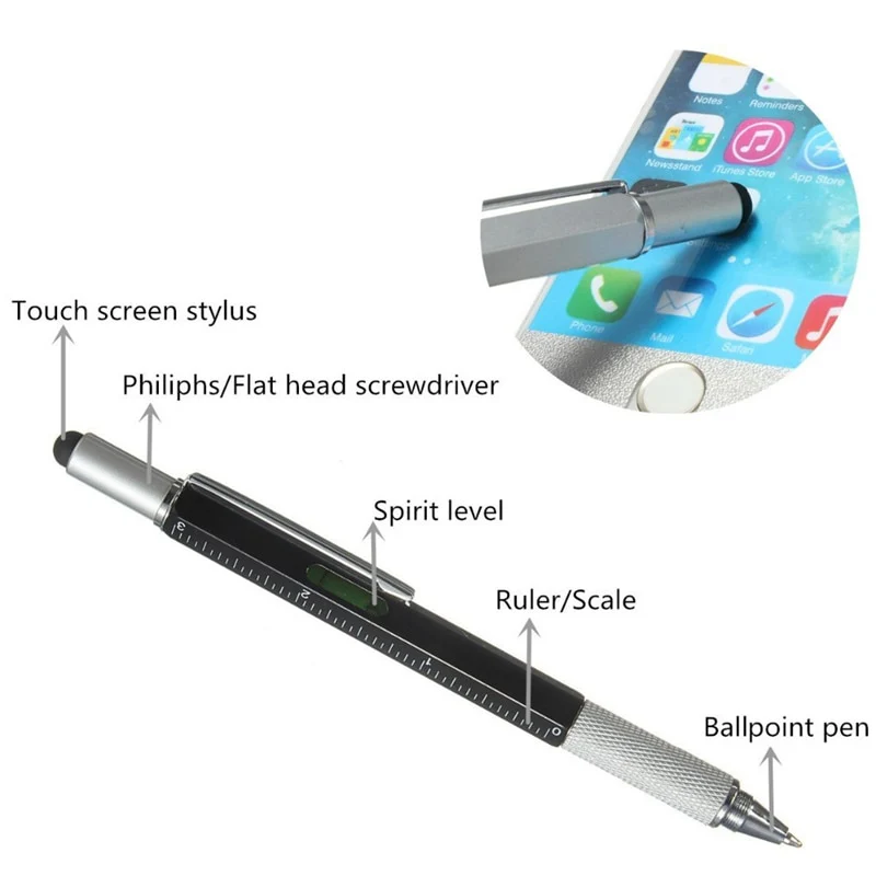 6in1 Screwdriver Ruler Pen - Image 17