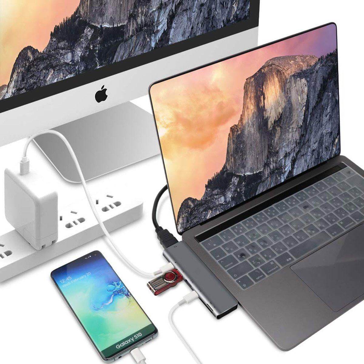 7in1 USB C Hub Adapter For Macbook - Image 5