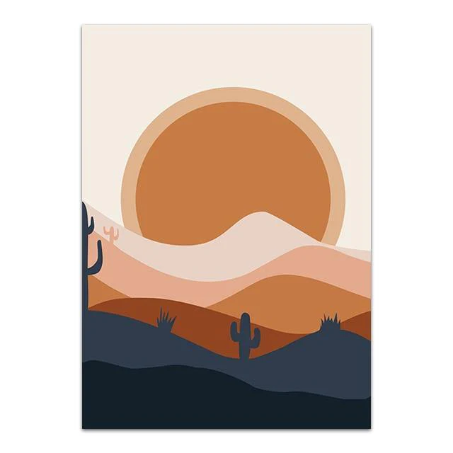Abstract Boho Landscape Pictures - Image 3