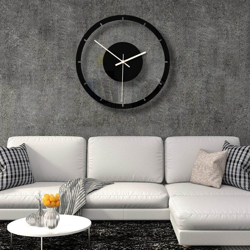 Acrylic Large Iron Retro Wall Clock - Image 8