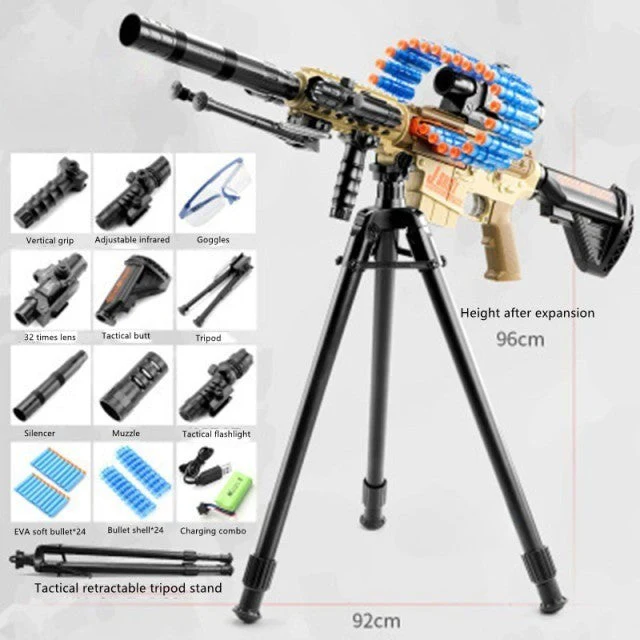 Action Assault Sniper Soft Bullet Toy Machine Gun - Image 13