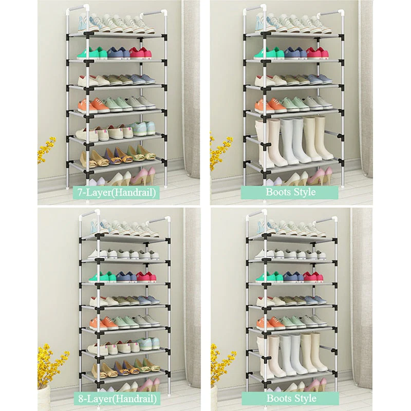 Adjustable 30 Pair Shoe Rack Space Saving Storage Organizer - Image 2
