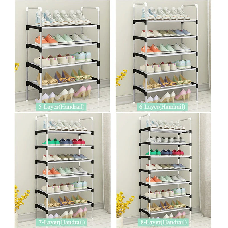 Adjustable 30 Pair Shoe Rack Space Saving Storage Organizer - Image 3