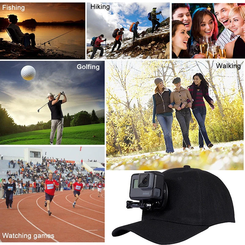 Adjustable Action Camera Hat - Image 14
