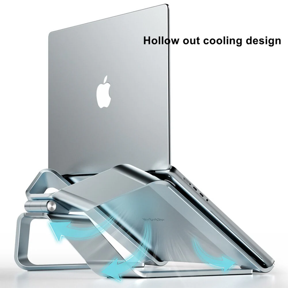 Adjustable  Ergonomic Aluminum Laptop Stand - Image 5
