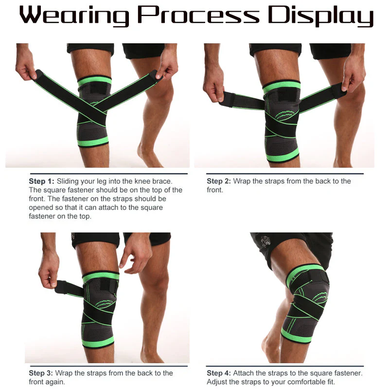 Adjustable Fitness Knee Joints Protector Pad - Image 2