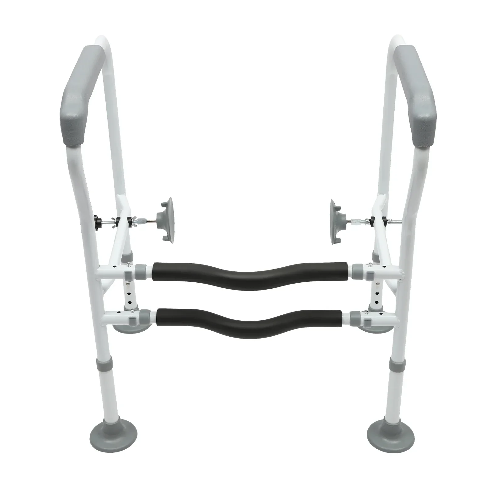 Adjustable Height Toilet Elderly Care Comfort Safety Rails - Image 9