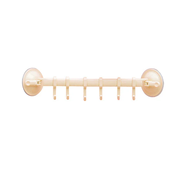 Adjustable Hook Double Suction Towel Rack - Image 11