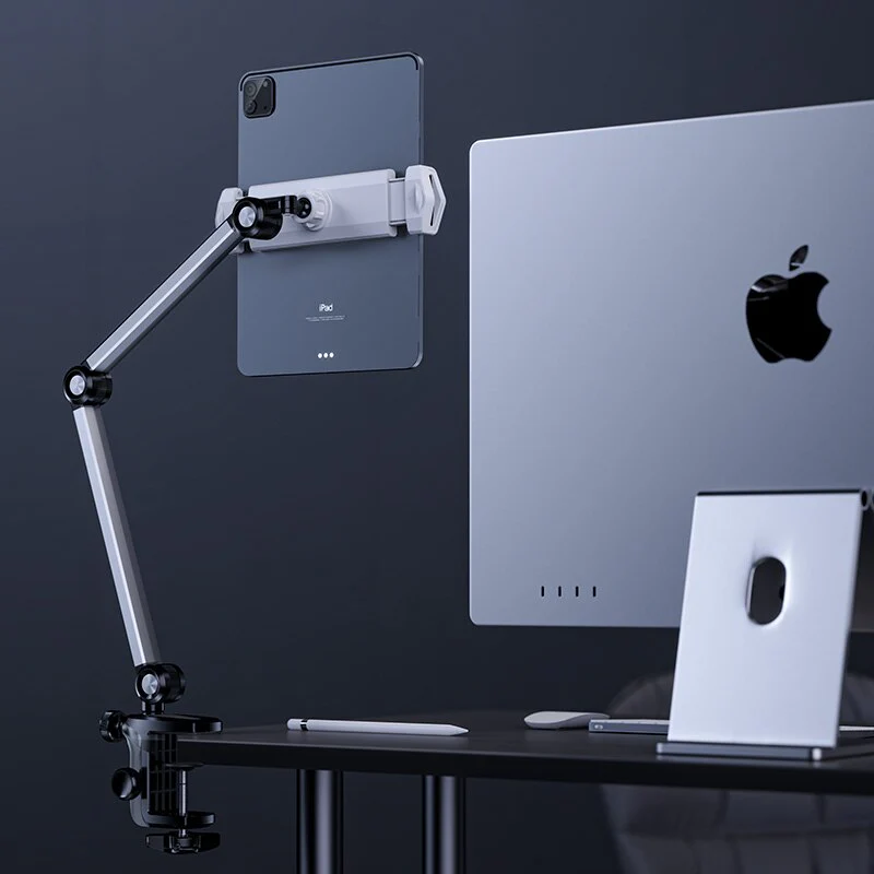 Adjustable Smart Folding Metal Tablet Holder - Image 5
