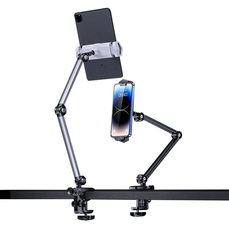 Adjustable Smart Folding Metal Tablet Holder - Image 7