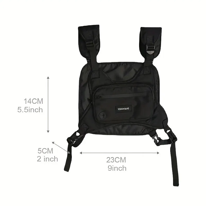Adjustable Strap Ergonomic Chest Bag - Image 3
