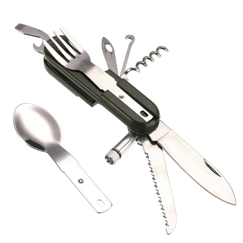 All in One Outdoor Camping Tableware Tool Set - Image 2