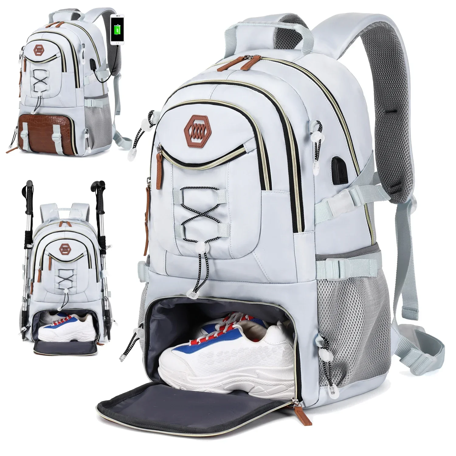 All-Weather Waterproof Large Capacity Hiking Backpack - Image 7