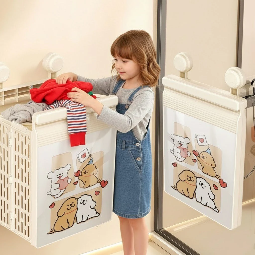 Always Clean Suction Wall Laundry Basket - Image 4