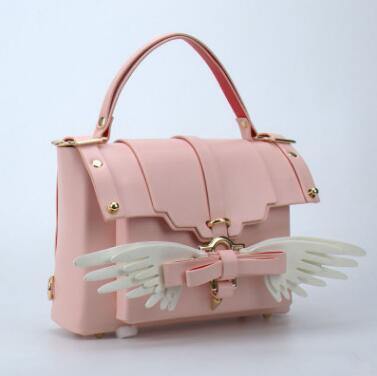 Angel Wing Lock Genuine Leather Women Bag - Image 3