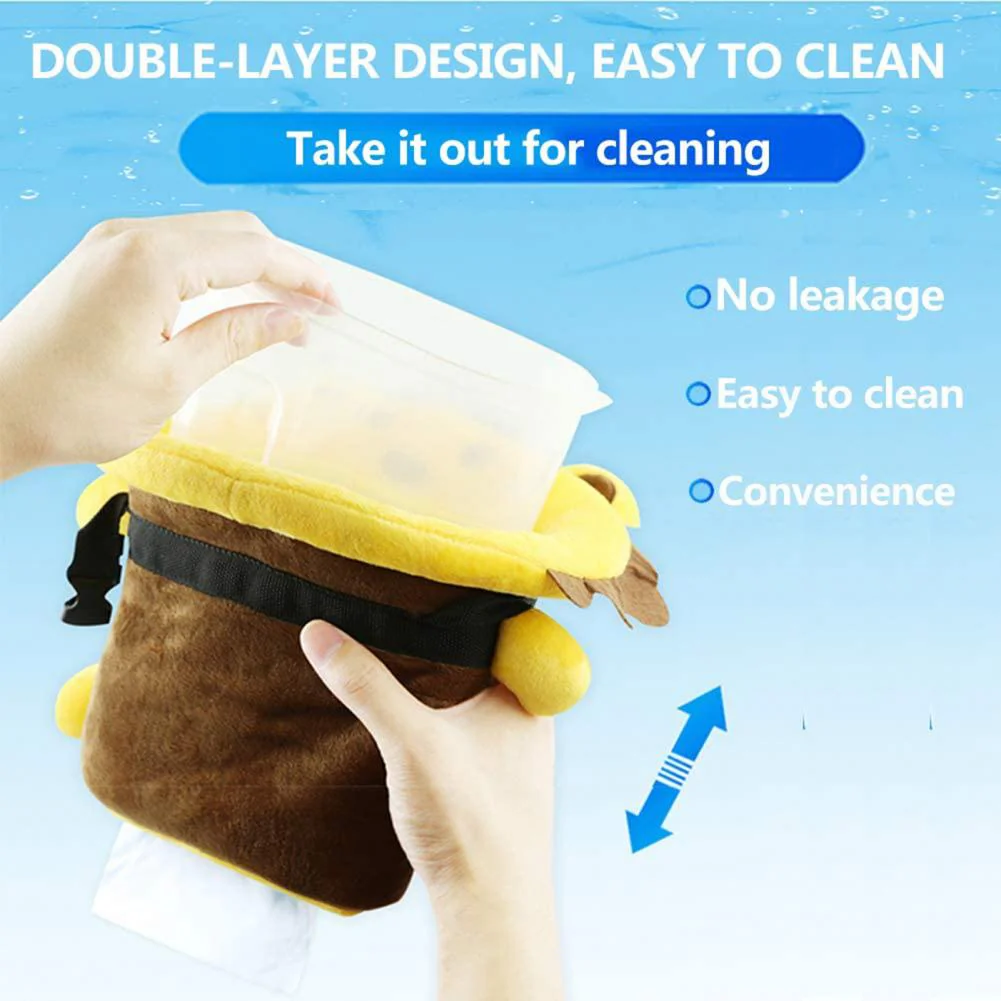 Animal Shape Kids Car Trash Can - Image 12