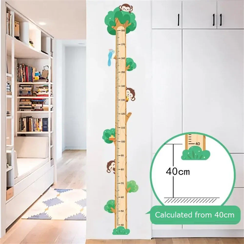 Animal Theme Kids Height Measurement Wall Sticker - Image 7