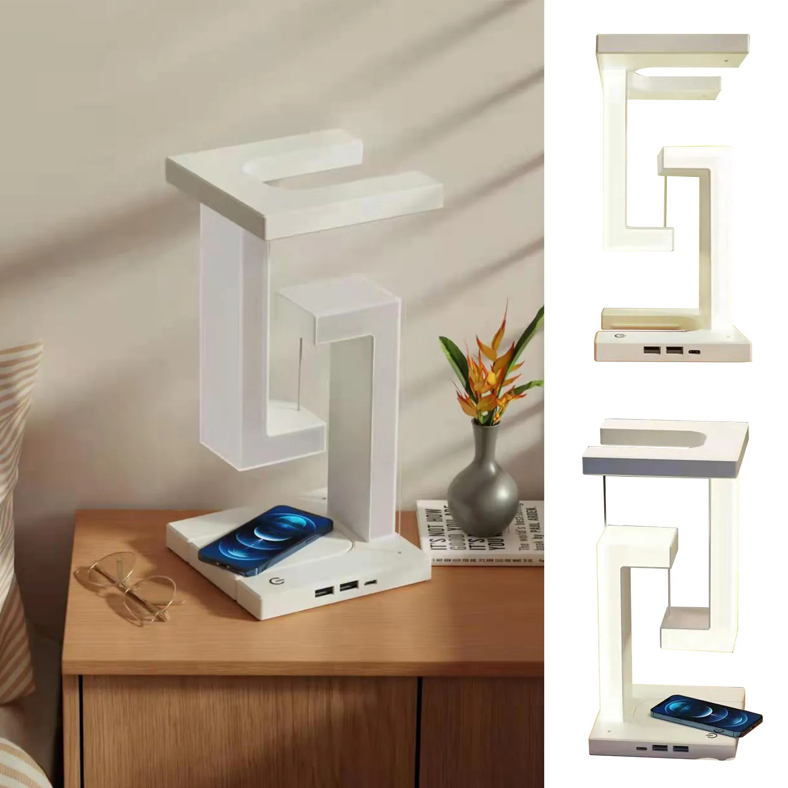 Anti Gravity Orbit Wireless Charging Night Lamp - Image 6