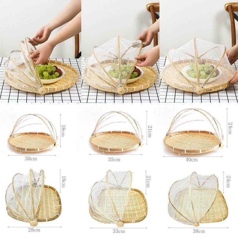 Anti-mosquito Food Serving Tent Basket Tray - Image 7