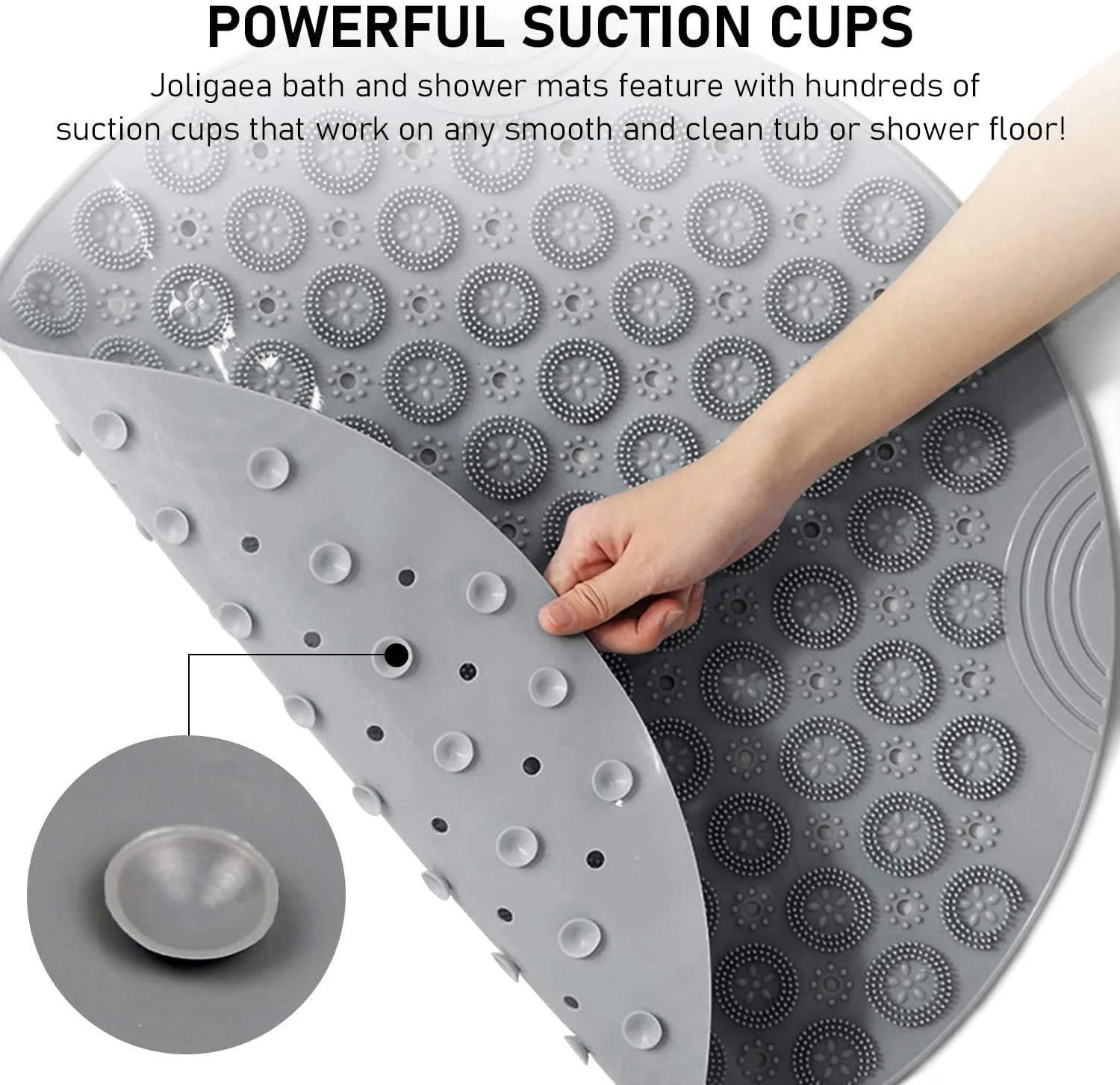 Anti-Slip Textured Bathroom Shower Mat - Image 2