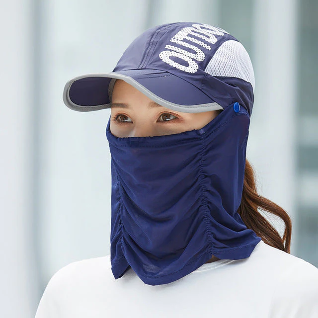 Anti-Ultraviolet Outdoor Breathable Summer Mask Hat - Image 5