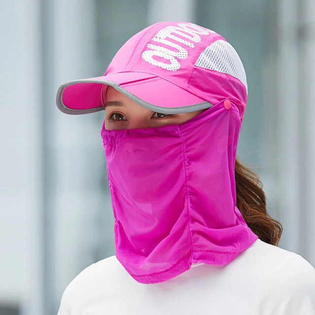Anti-Ultraviolet Outdoor Breathable Summer Mask Hat - Image 7