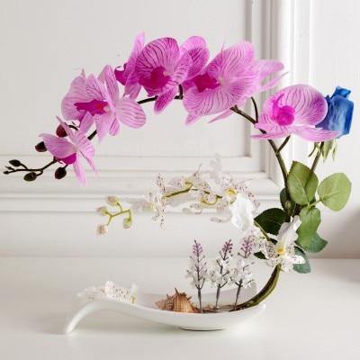 Artificial Butterfly Orchid Flowers Set - Image 6