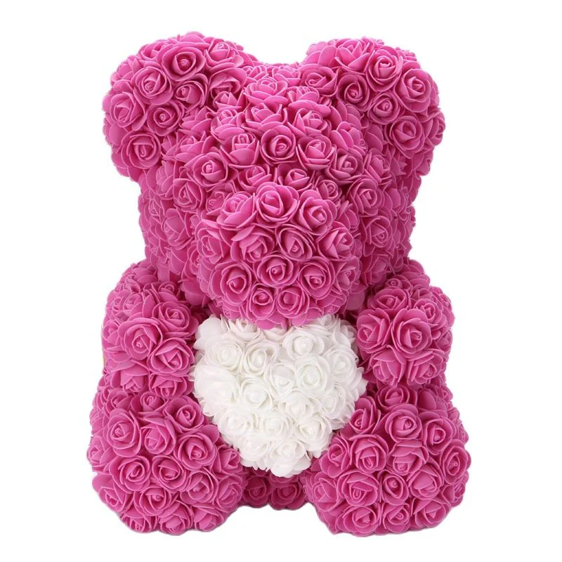 Artificial Rose Flowers Teddy Bear - Image 33