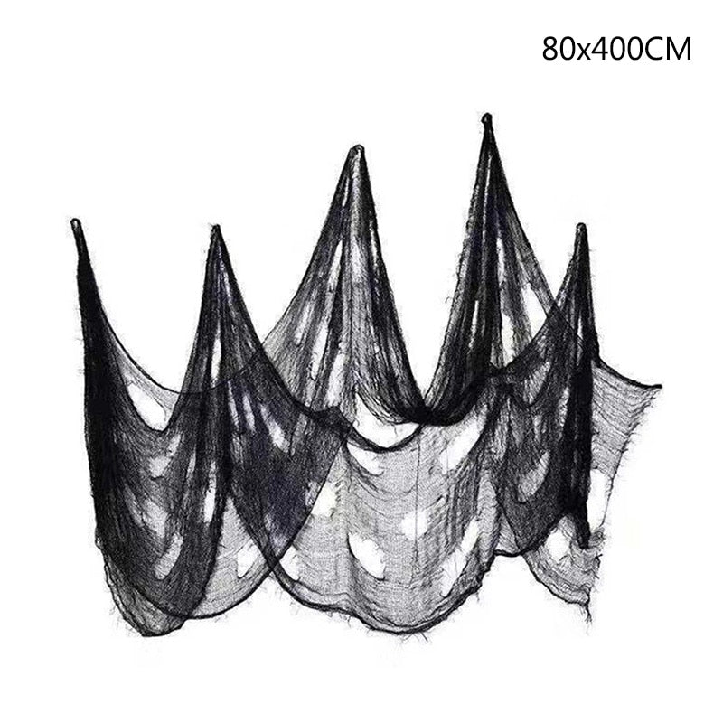 Artificial Stretchy Cobweb Halloween Decoration - Image 11