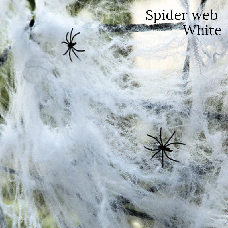 Artificial Stretchy Cobweb Halloween Decoration - Image 5