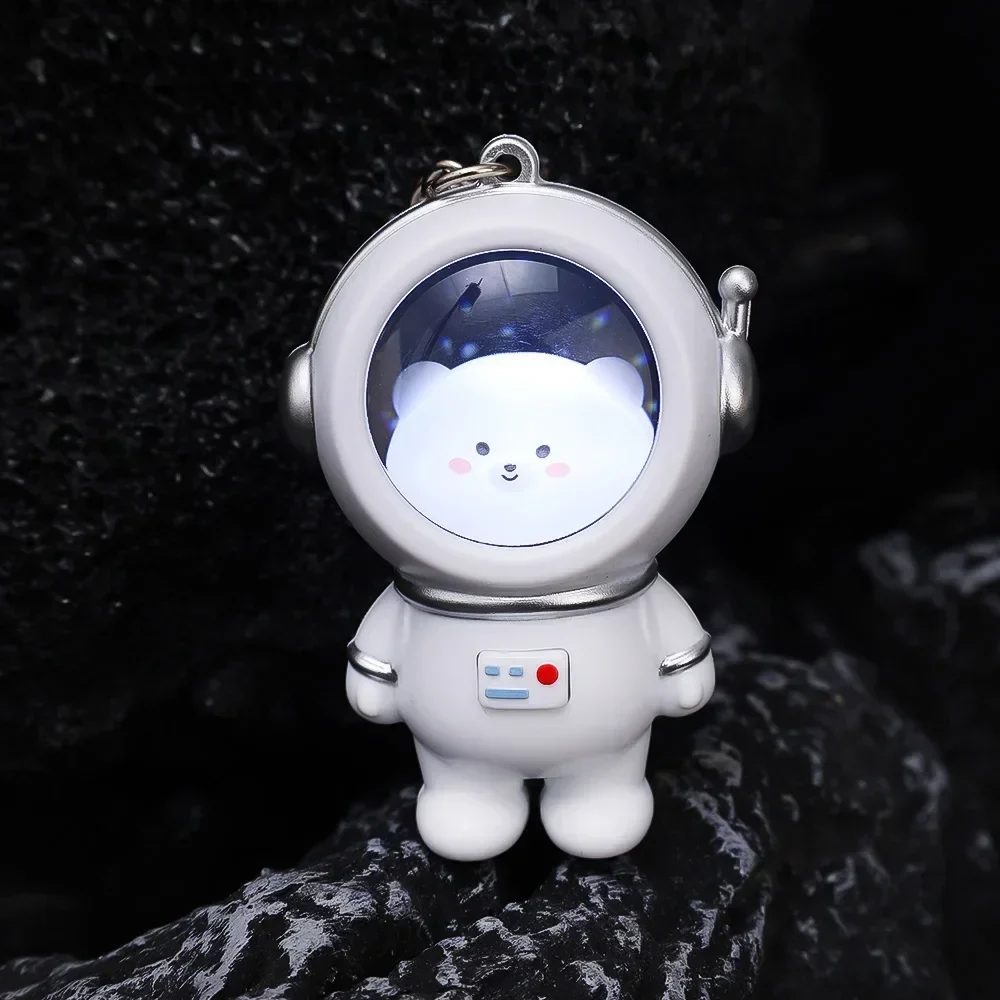 Astronaut Bear LED Keychain Light - Image 7