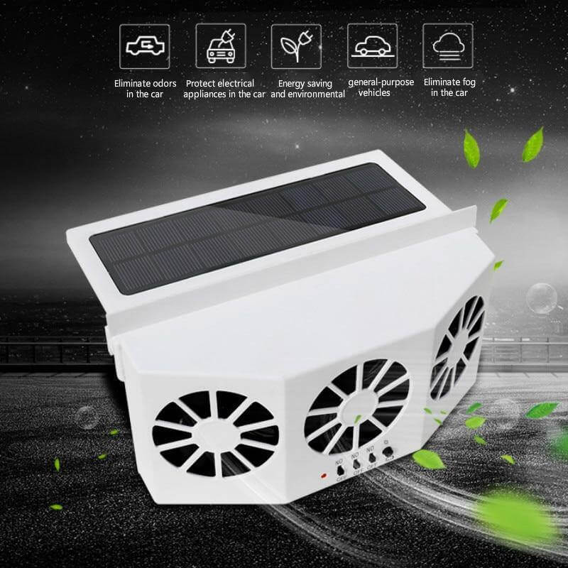 Auto Solar Ventilating Fan for Car - Image 4