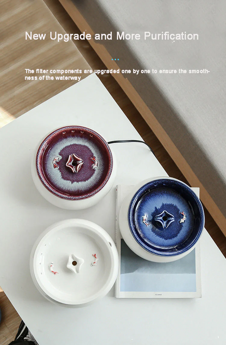 Automatic Ceramic Smart Pet Water Fountain - Image 5