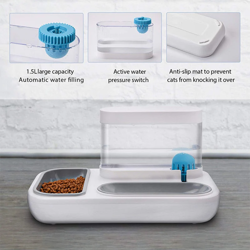 Automatic Drinking Fountain Pet Feeding Bowl - Image 5