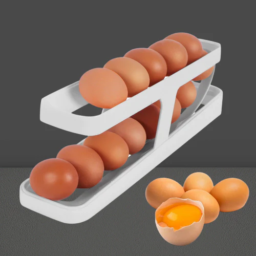 Automatic Egg Rolling Holder Organizer Rack - Image 2